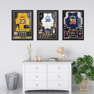 篮球球星球衣画画NBA库里科比詹姆斯纪念周边篮球球迷生日礼物男
