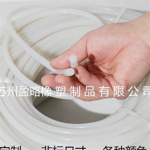 硅胶实心圆条棒白色半透明密封件垫耐高温现货可定制机械五金橡塑
