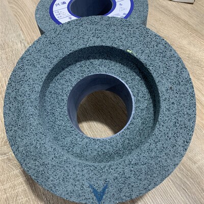 绿碳化硅200*f96*100大气孔砂轮胶辊磨砺机专用砂轮磨橡胶砂轮