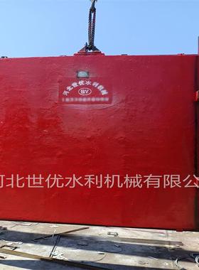 平面拱形铸铁闸门检修闸门启闭机丝杆闸门法兰式铸铁闸门拍门