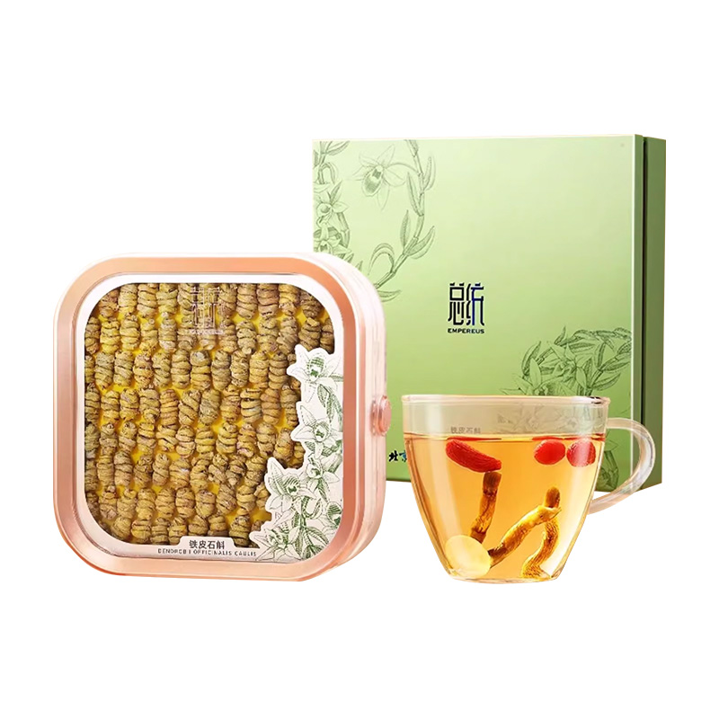 北京同仁堂 总统牌霍山石斛枫斗礼盒一级/80g 节日送礼品