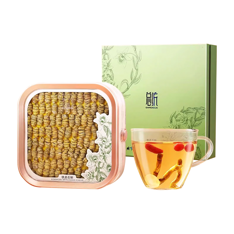 北京同仁堂 总统牌铁皮石斛枫斗礼盒优级/85g 营养品礼品节日礼品