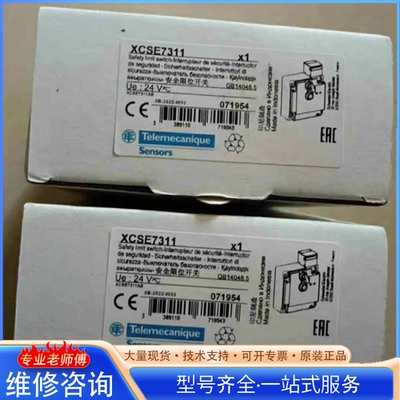 {议价}Schneider施nai德插片式安全门锁开关XCSE7311全