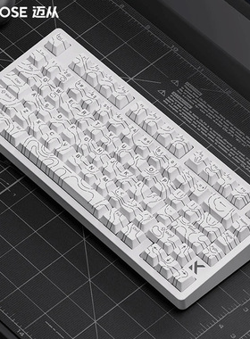 MCHOSE迈从 JET75磁轴机械键盘电竞游戏办公客制化有线磁轴键盘