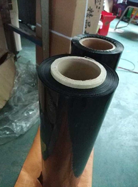 现货黑色POF收缩膜收缩袋热缩膜快递打包膜自动包装机膜环保