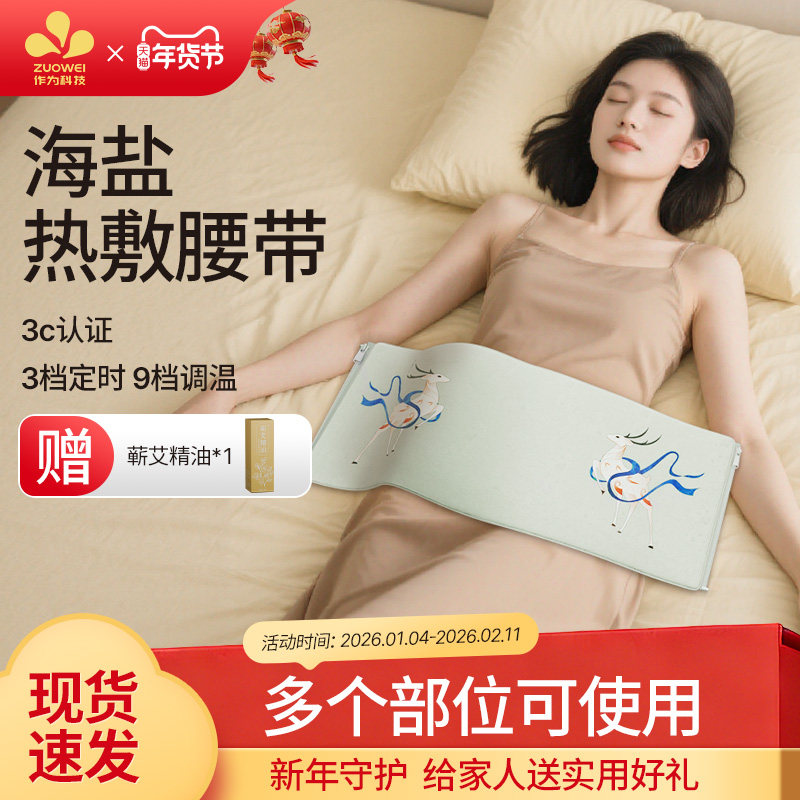 【作为科技】草本盐热敷宝腰腹部电加热电热艾灸肩颈椎多部位使用,个人护理/保健/按摩器材,电热敷盐包,淘宝优惠券,粉丝福利购,淘宝优惠卷