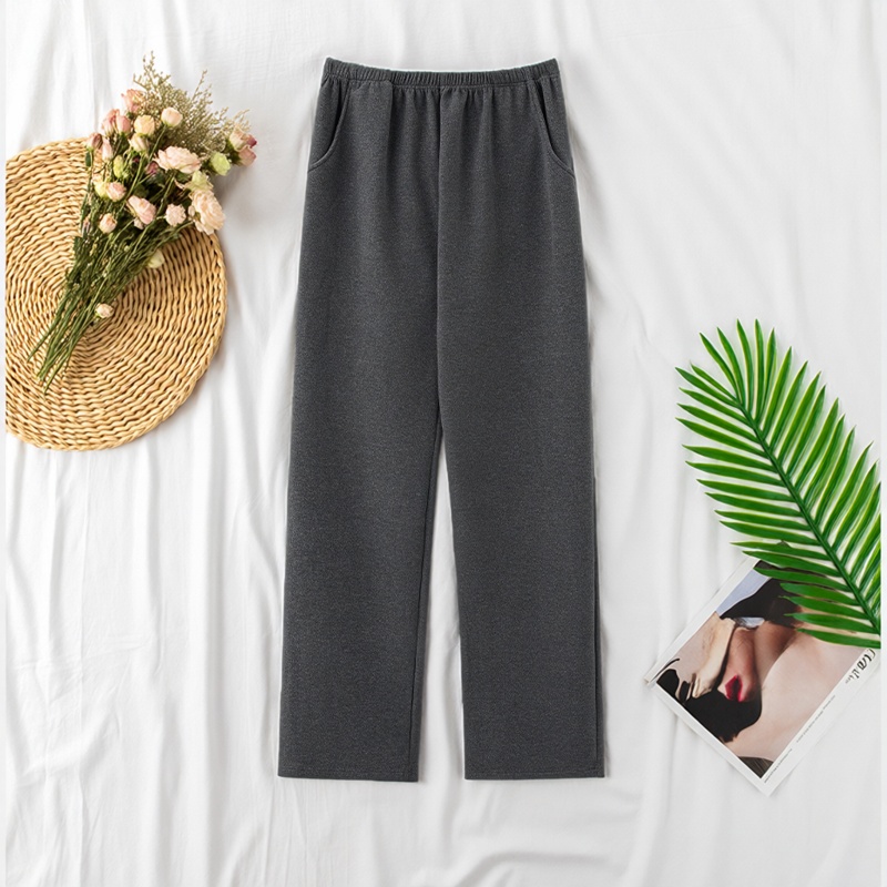 新款简约风德绒男士睡裤单件裤子直筒长裤休闲宽松保暖家居裤单裤