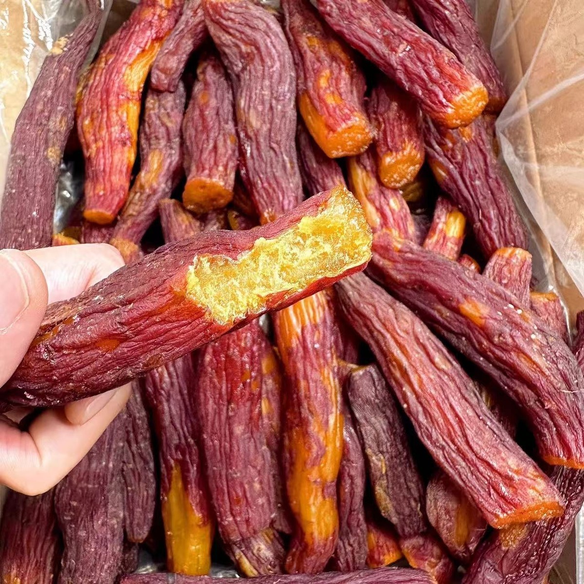 【更好吃的带皮烤薯干】红瑶蜜薯无添加糖浆0脂肪软糯红薯干代餐