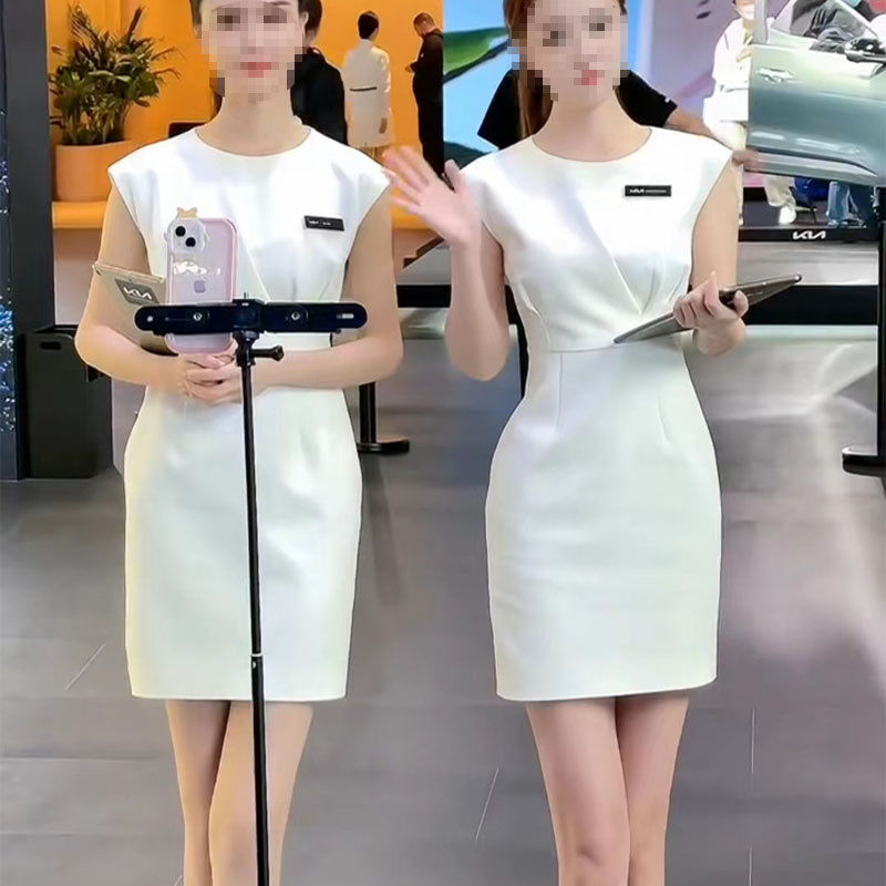 2025当季车展新品包臀收腰显瘦时尚酒店工作装女
