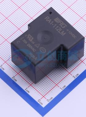功率继电器 RA1-112LM 插件,27x32mm 4 原装正品 电子元器件配单