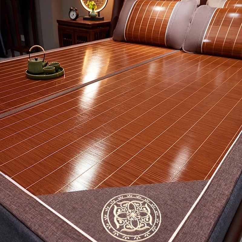 厂家直销冰丝夏季新款草席家用双面天然藤席夏天折叠凉席竹席席子,床上用品,凉席/草席/麻席,淘宝优惠券,粉丝福利购,淘宝优惠卷