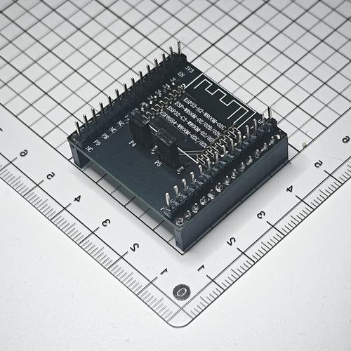 ESP32-C3/H2-WROOM-02/02U/02C模组程序下载烧录座转接板开发底板