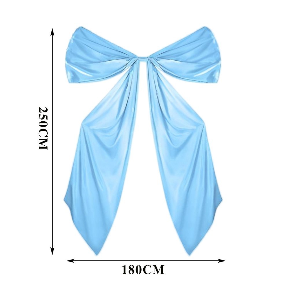 新品超大粉色生日派对蝴蝶结婚礼满月装饰拱门墙壁窗户布置