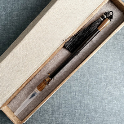 胎毛笔胎发纪念品diy自制作印章宝宝收藏婴儿脐带章定制保存礼盒