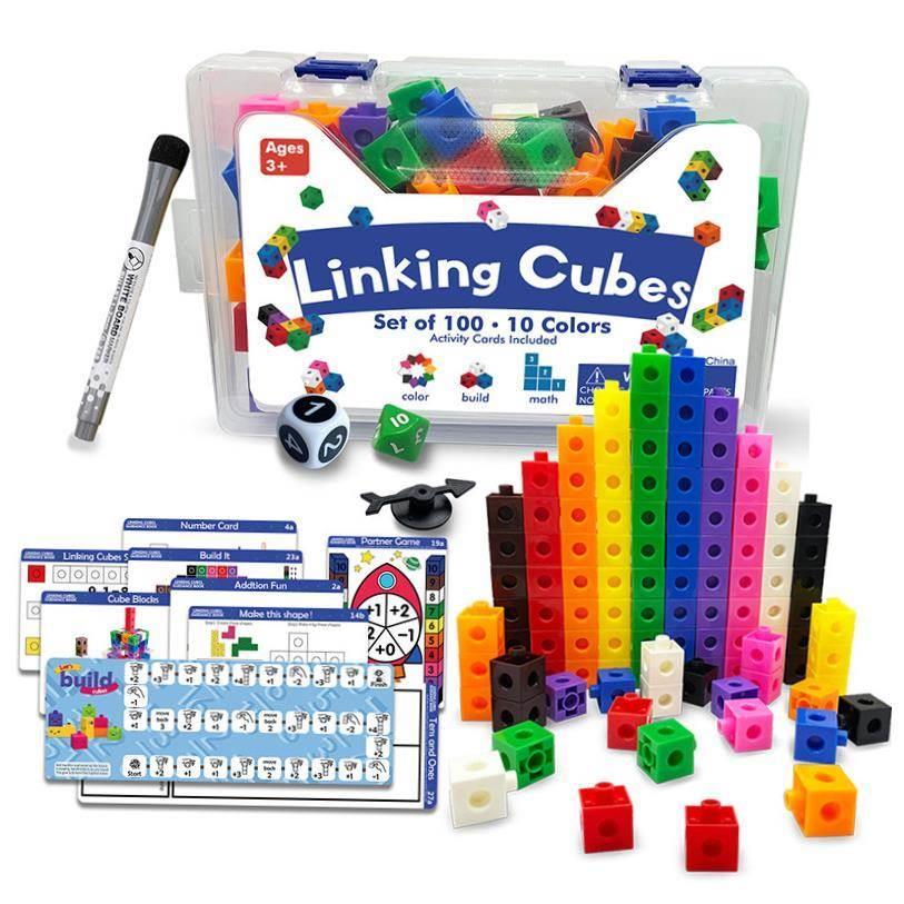 New Rainbow Montessori Math Link Building Blocks Educational