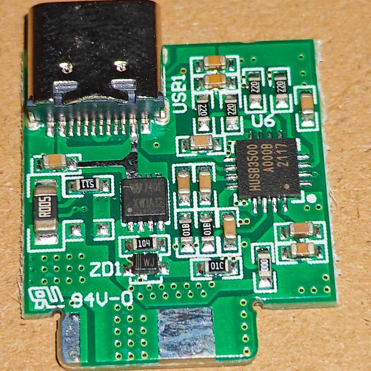 一片价 快充协议板 HUSB3500 TYPEC小板 研究品 HUSB350