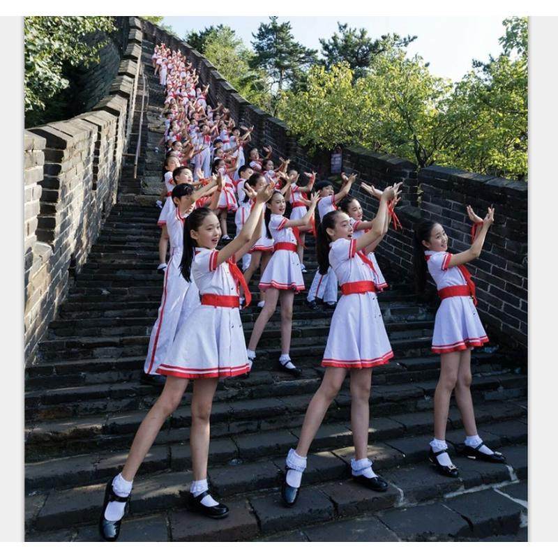 六一儿童唱服背带裤红领巾舞蹈服中小学生唱团朗诵服装,童装/婴儿装/亲子装,儿童演出服,淘宝优惠券,粉丝福利购,淘宝优惠卷