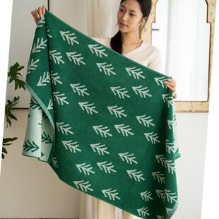 绿色杉树浴巾家用纯棉吸水女全棉裹巾男柔软浴室洗澡大毛巾