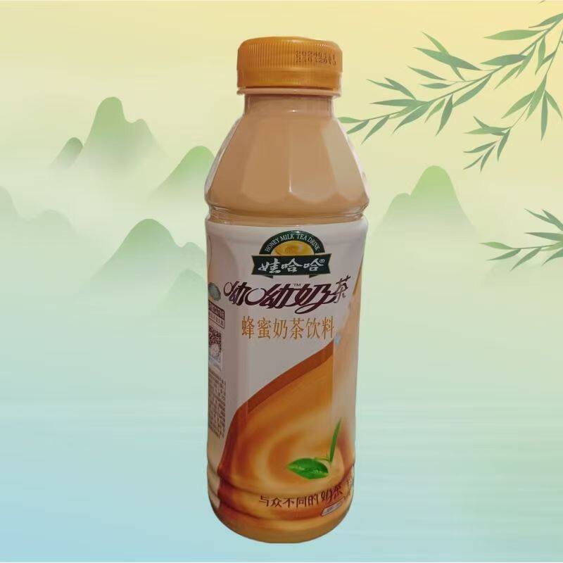娃哈哈呦呦奶茶500g蜂蜜奶茶饮料经典原味香芋味混合口味一整