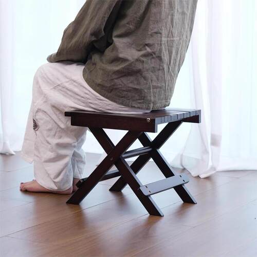百变户外凉椅靠背椅椅可折叠马扎夏日楠竹换鞋凳便携休闲钓鱼凳子