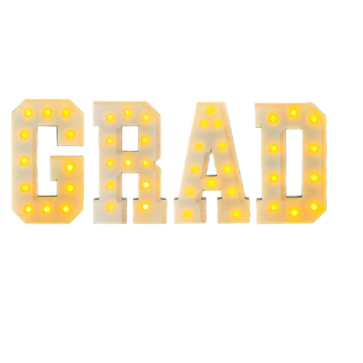 卡扣款发光kt板数字立体马赛克气球框架ledgrad灯立体字母毕业帽