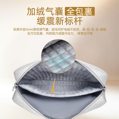 联想拯救者2025新款y7000pR9000P专用游戏笔记本包16英寸笔记本气囊防摔防震男女士好看单肩手提电脑包15.6寸