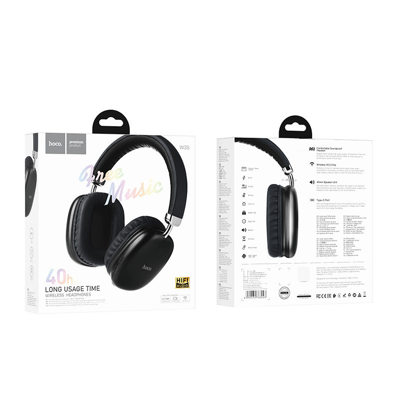 新品W35 蓝牙头戴式耳机 无线运动便携式重低音跑步音乐网红耳机