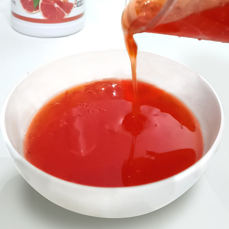 冰火湾红西柚果酱浓缩汁奶茶店专用1kg红心柚含果肉饮料浓浆商用