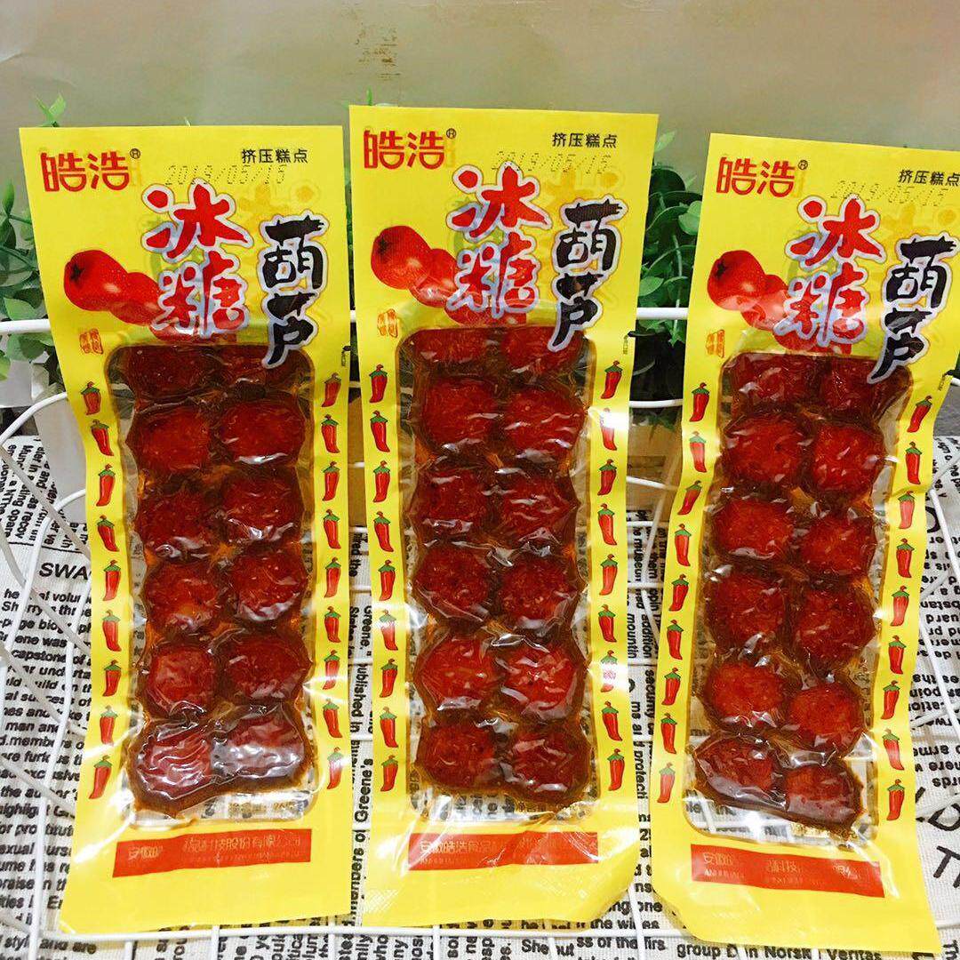 新货冰糖葫芦辣条辣片辣串80后童年怀旧麻辣零食调味面制品麻辣面