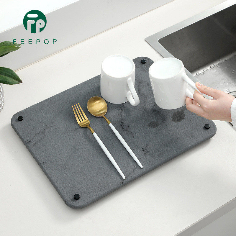 桌面台垫厨房台面沥水置物餐垫防烫隔热垫干燥吸水硬垫子洗手台垫,居家布艺,家用脚垫,淘宝优惠券,粉丝福利购,淘宝优惠卷