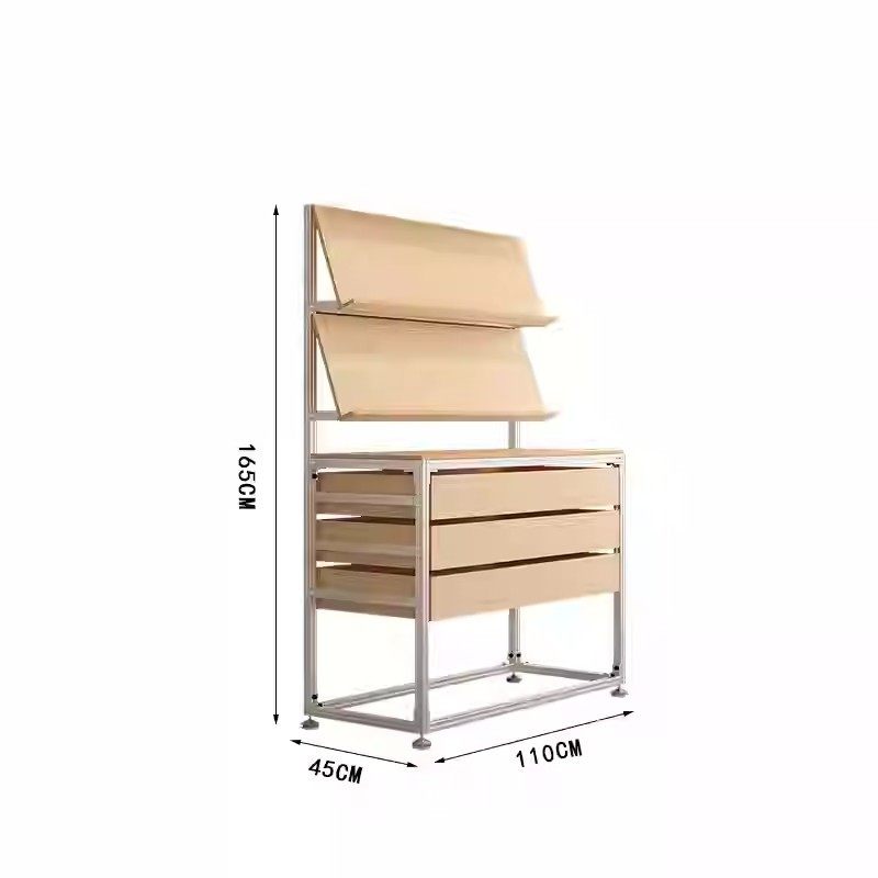 店铺货架样品展示架首饰中岛桦木展示柜陈列架展览会抽屉柜铝型材,收纳整理,整理架/置物架/收纳架,淘宝优惠券,粉丝福利购,淘宝优惠卷