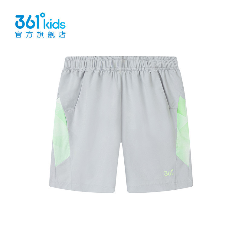 361男童速干短裤新品2025夏拼接五分裤中大童透气运动裤K52521714