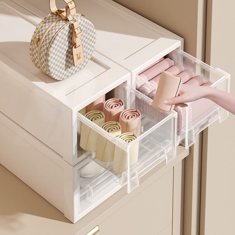 内衣内裤收纳盒家用抽屉式分格整理盒衣柜贴身衣物收纳神器储物箱,收纳整理,内衣收纳盒,淘宝优惠券,粉丝福利购,淘宝优惠卷