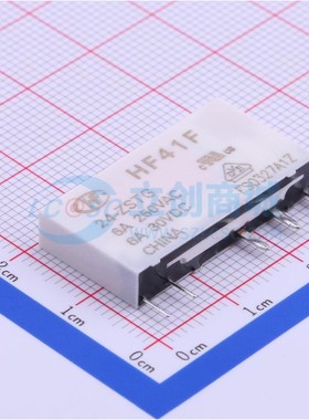 功率继电器 HF41F/24-ZSTG SIP,5x28mm 5 24V 电子元器件配单