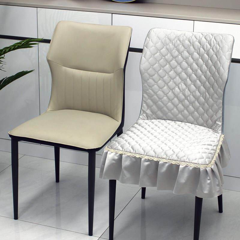 弧形靠背罩餐桌椅子套罩餐椅套罩家用北欧异型全包凳子座套保护套