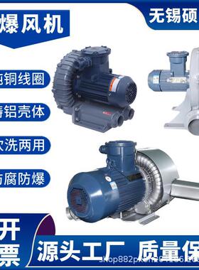 1.5kwCT4高压防爆风机 2.2千瓦粉尘防爆鼓风机0.75千瓦防爆款风机