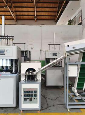 生产pet半自动一出四自动上料脱瓶矿泉水瓶每小时1500热销吹瓶机