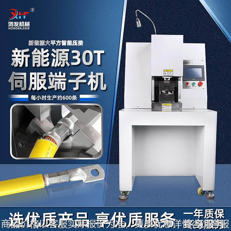 伺服液压端子机新能源大平方电缆压接机充电桩铜扣鼻子六边铆压机,清洗/食品/商业设备,包子机,淘宝优惠券,粉丝福利购,淘宝优惠卷