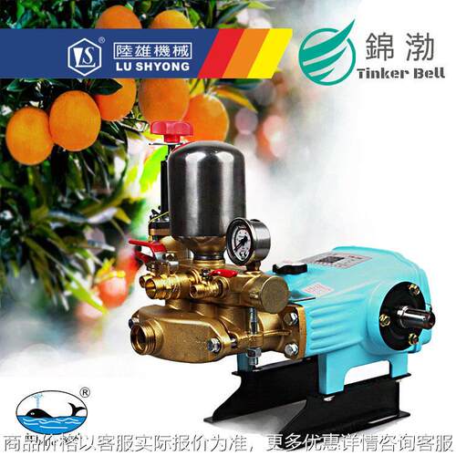 台湾陆雄锦渤TB-22MP农用三缸柱塞泵动力喷雾器打泵喷瓷柱塞泵