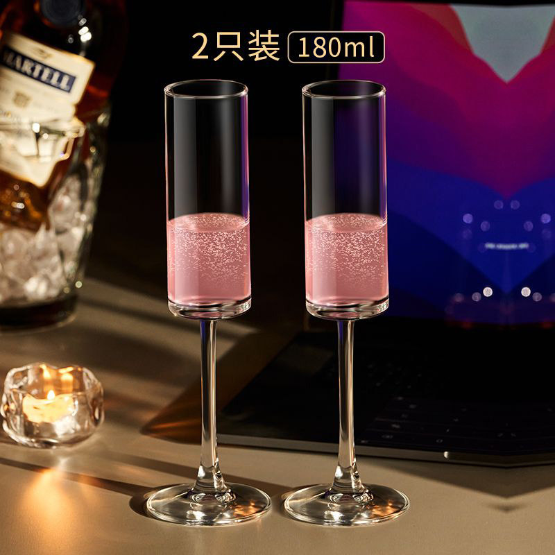 高颜值香槟杯轻奢高档红酒杯家用法式水晶高脚玻璃酒杯起泡酒杯子,餐饮具,甜酒/香槟杯,淘宝优惠券,粉丝福利购,淘宝优惠卷