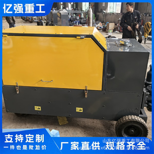 卧式双缸液压砂浆泵水泥浆注浆机往复单作用活塞高压堵漏灌浆机