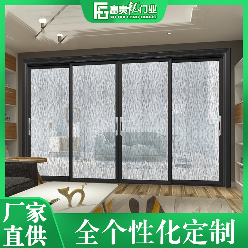中式仿古窗建筑古镇别墅客厅门 寺庙园林断桥铝合金隔音复古门窗