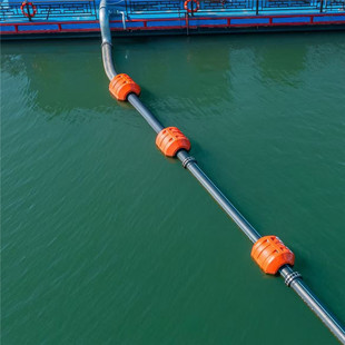 400*1000内径200内部填充发泡塑料浮筒 发电进水口聚乙烯拦污浮排
