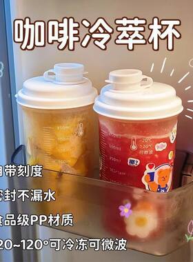 网红高颜值食品级冷萃随手杯