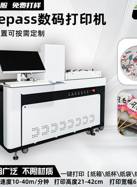 宣纸团扇漆扇厂家定制onepass打印机生产无版数码印刷机喷墨