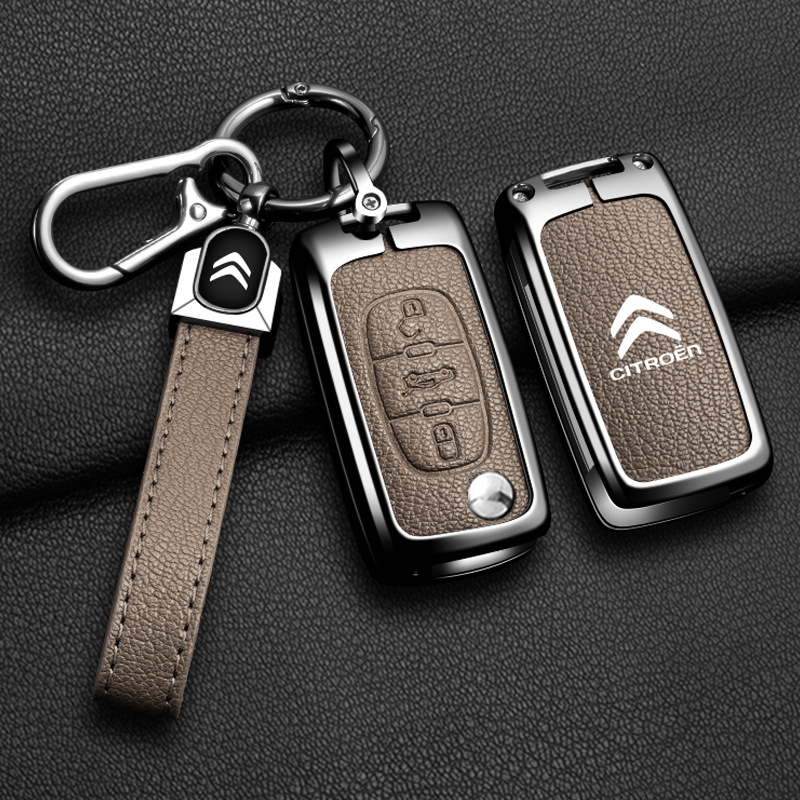 适用东风雪铁龙钥匙套C6壳