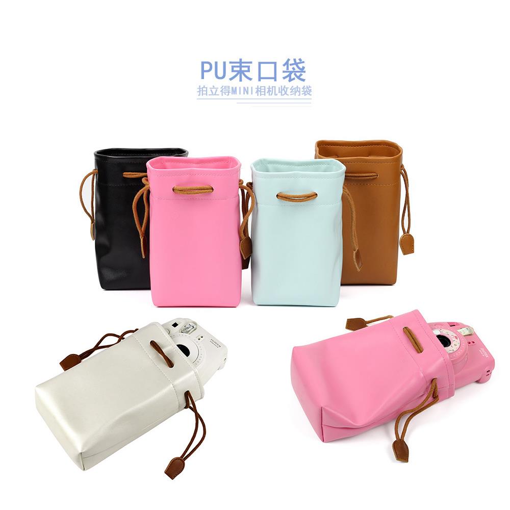 拍立得mini12 9 11 25 40 7+ 90 POP打印机收纳包 束口袋 保护袋