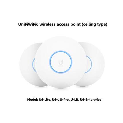 U6-Enterprise/U6-Pro/U6-LR/U6+ WiFi6吸顶AP双频5G无线漫游UBNT