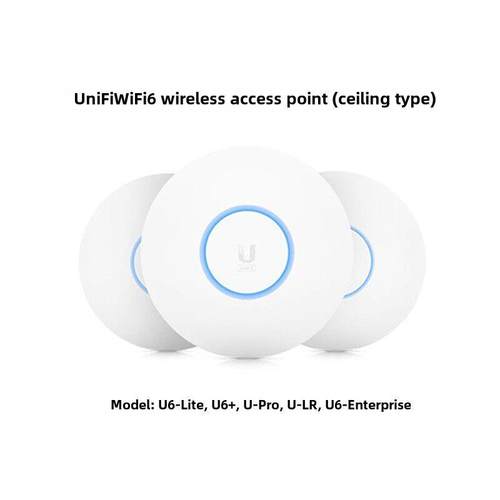 U6-Enterprise/U6-Pro/U6-LR/U6+ WiFi6吸顶AP双频5G无线漫游UBNT