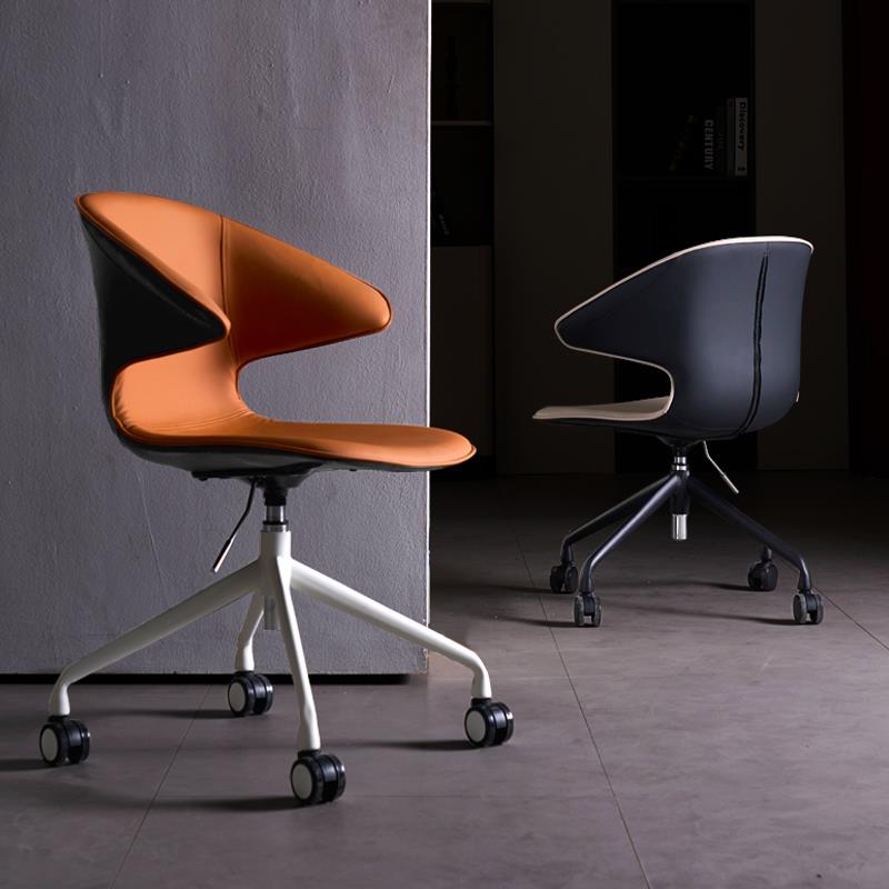 奥燕设计师电脑椅北欧简约轻奢家用书房书桌座椅旋转洽谈办公椅子